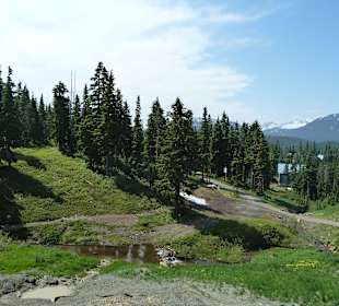 Panorama vom Mount Washington gesehen 
