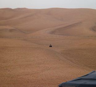 Mit dem Quad in der Nähe des Big Red