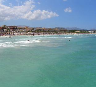 Der Strand neben Can Picafort