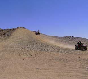 Quad fahren mit vollgas