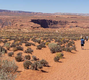 Weg zum Horseshoe Bend