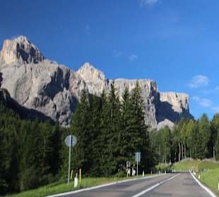 Colfosco Straße zum Grödner Joch