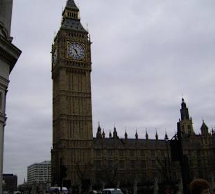 Foto während der Busrundfahrt durch London