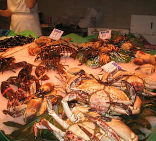 Markt direkt an der Rambla!