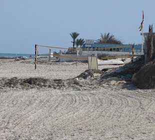 Strand nach der Reinigung