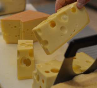 Käse in der Käseherstellung Böserscheidegg