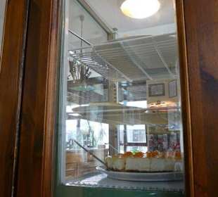 View to the cake showcase