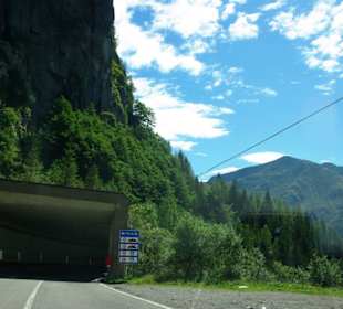 Der erste Tunnel am Plöcken