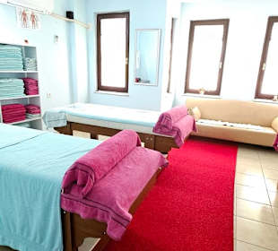 Massageraum nach Hamam-Anwendung