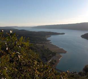 Blick von Nordosten auf den Lac de Sainte-Croix
