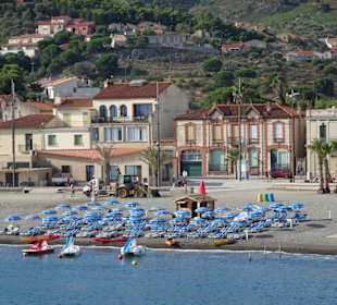 Der Strand von Banyuls-sur-Mer