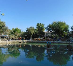 Blick aufs Wasserreservoir