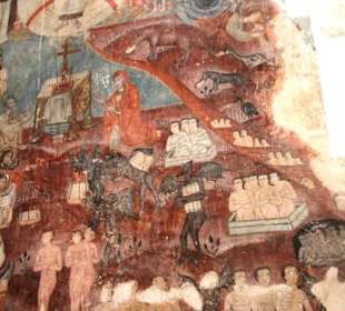 Festung Ananuri - Fresken