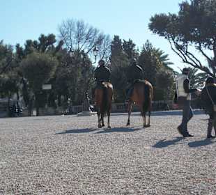 Berittene Ordnungshüter.