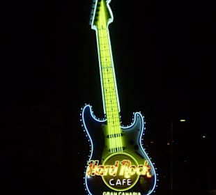 Hard Rock Cafe Gran Canaria bei Nacht