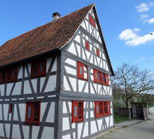 Altes Weinbauernhaus im Freilandmuseum