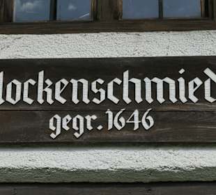 Interessantes Museum in der Glockenschmiede