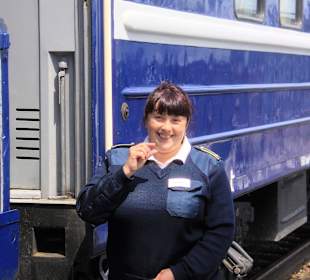 Ludmila unsere Wagenschaffnerin
