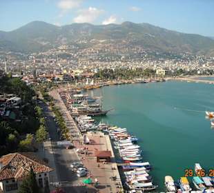 Alanya-malowniczy widok portu