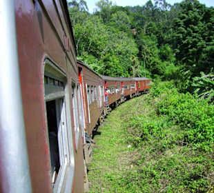 Zugfahrt ins Hochland