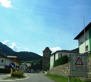 Die Ortschaft selbst Vorsicht Blitzer
