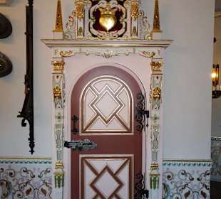 Portal einer Tür in der Burg Rabenstein