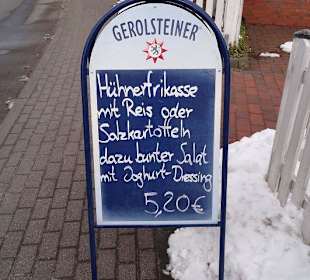 Mittagsgericht!
