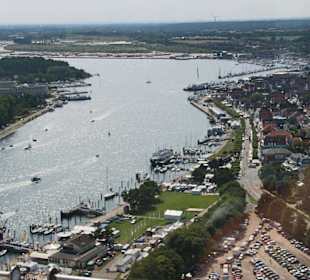 Die fjordartige Trave vor Travemünde