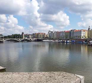 Blick auf die Moldau