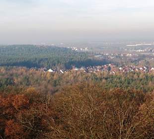 Ausblick vom Turm oben alle Richtungen