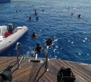 So tolles Wasser - Schwimmwesten gabs auch