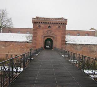 Festung Germersheim im Winter