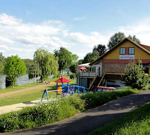 Restaurant Riverside am Ufer der Fulda