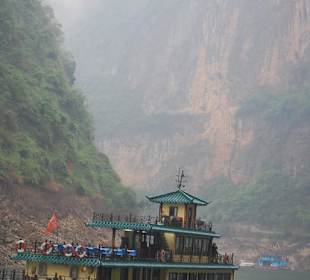 Ausblick in die Schlucht des Daning-Flusses