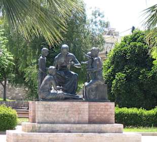 Statue am Hafen von Kos Stadt