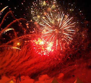 Das Abschlussfeuerwerk im Bild