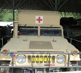 Im Freigelände des Militärmuseums Lesany