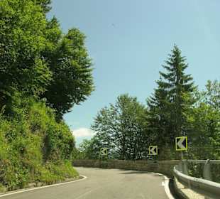 Juli Auffahrt bei Königswetter