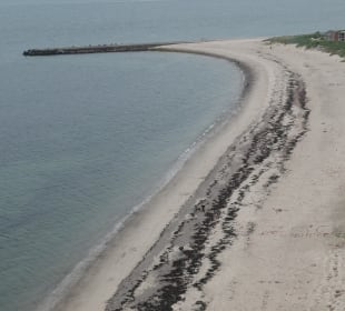 Helgoland: Blick vom Oberland zum Nordstrand
