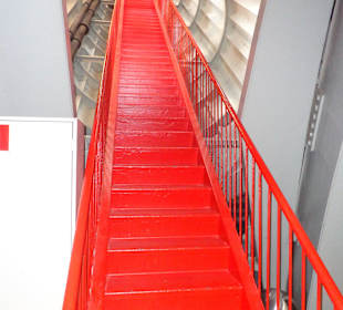 Treppe in den Röhren