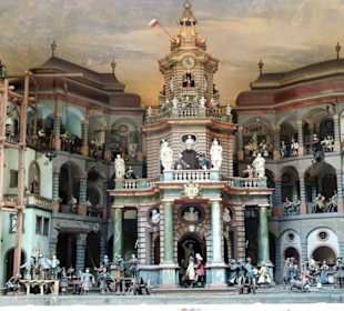 Das "Mechanische Theater" in den Wasserspielen