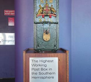 Schöner Briefkasten auf der Aussichtsplattform