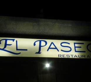 Restaurante terraza El Paseo an der Promenade