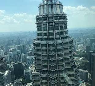 Aussicht v. der Aussichtsplattform 86. Etage 