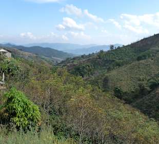 Berglandschaft bei Mae Salong