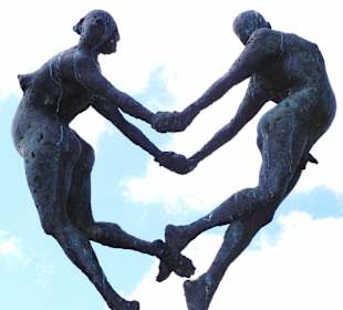 Trotz verschiedener Richtung,festhalten