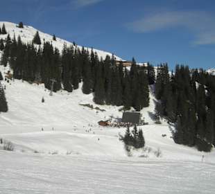 Blick zum Pleus Sessellift