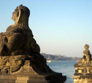 Freitreppe an der Elbe