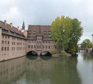 Die Pegnitz zwischen Lorenzer- u Sebalder-Altstadt