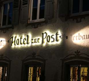 Restaurant Zur Post im Ortszentrum von Ruhpolding